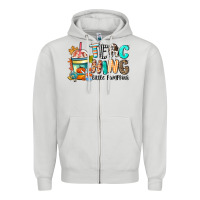 Dove Grey teaching little pumpkins Zipper Hoodie - CowGirlArtShop