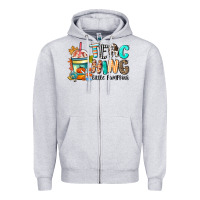 Heather Grey teaching little pumpkins Zipper Hoodie - CowGirlArtShop