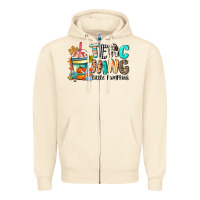 Sandshell teaching little pumpkins Zipper Hoodie - CowGirlArtShop