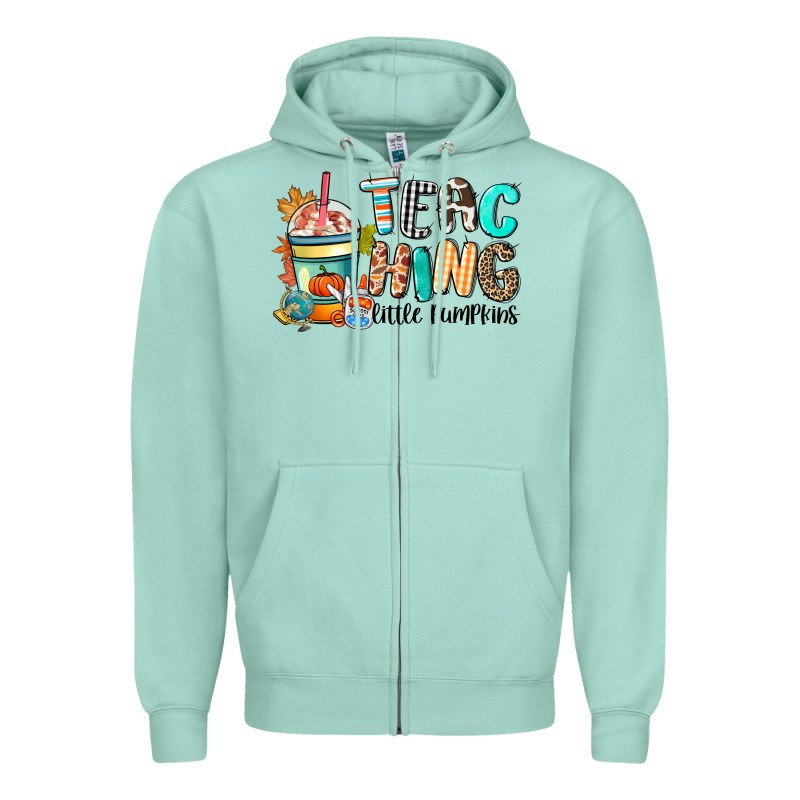 Teaching Little Pumpkins Zipper Hoodie by CowGirlArtShop | Teevron