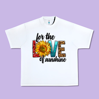 For The Love Of Sunshine Urban Heavy Tee Designed By Bundleandbundleshop