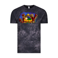 Cloud Black baby jesus joy Vintage Tee - MaliasSmallBusiness