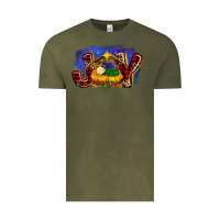 Vintage Olive baby jesus joy Vintage Tee - MaliasSmallBusiness