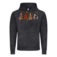 Vintage Black howdy christmas trees Vintage Hoodie - MaliasSmallBusiness