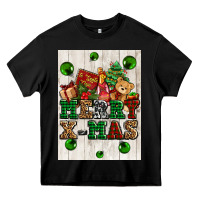 Black merry xmas Heavy Core Tee - AdoDesignShop