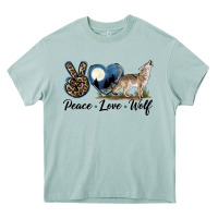 Arona Peace Love Wolf Heavy Core Tee - LillyAllenDesigns