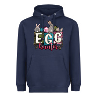 Navy Easter egg hunter Heavyweight Hoodie - OliviaCreatesArt
