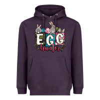 Plum Easter egg hunter Heavyweight Hoodie - OliviaCreatesArt