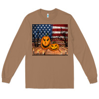 Toasted Coconut halloween american flag tumbler Long Sleeve Tee - Jasminsmagicworld