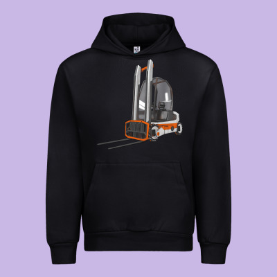 Forklift Urban Hoodie Designed By Lillyallendesigns