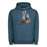 Pigment Midnight Navy Forklift Urban Hoodie - LillyAllenDesigns