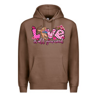 Chestnut love is all you need Premium Hoodie - OliviaCreatesArt