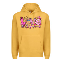Mustard love is all you need Premium Hoodie - OliviaCreatesArt