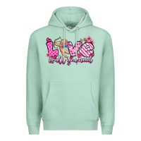 Seafoam love is all you need Premium Hoodie - OliviaCreatesArt
