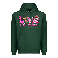 Love Is All You Need Premium Hoodie | Teevron