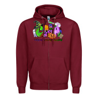 Burgundy cna certified nursing assistant halloween Zipper Hoodie - CowGirlArtShop