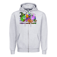 Heather Grey cna certified nursing assistant halloween Zipper Hoodie - CowGirlArtShop