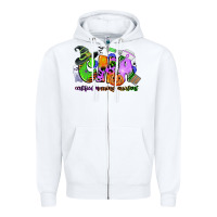 White cna certified nursing assistant halloween Zipper Hoodie - CowGirlArtShop