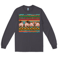 Smoke western serape pigs Long Sleeve Tee - RanaPortraitStore