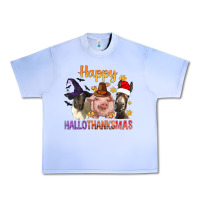 Grape Ice Happy Hallothanksmas Farm Animal Urban Heavy Tee - BundleAndBundleShop