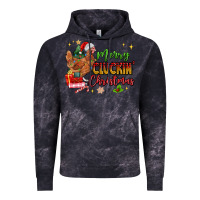 Cloud Black Merry Cluckin' Christmas Vintage Hoodie - MaliasSmallBusiness