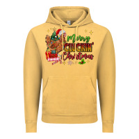 Vintage Mustard Merry Cluckin' Christmas Vintage Hoodie - MaliasSmallBusiness