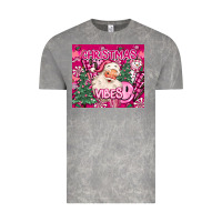 Cloud Rock pink christmas vibes Vintage Tee - MaliasSmallBusiness