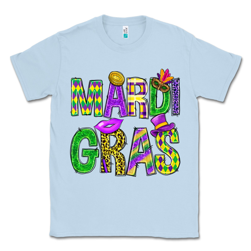 Mardi Gras Carnaval Mask With Fleur De Lis Classic Tee by BundleAndBundleShop | Teevron