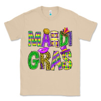 Mushroom Mardi Gras Carnaval Mask With Fleur De Lis Classic Tee - BundleAndBundleShop