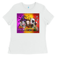 White hallothanksmas heifers Ladies Tee - Jasminsmagicworld
