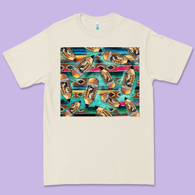 Western Teacher Pencil Premium Tee Designed By Lillyallendesigns