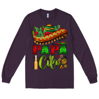 Plum papa cito sombrero Long Sleeve Tee - BarkalooDesign