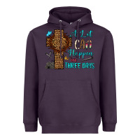 Plum Easter Day A lot can happen in three days Heavyweight Hoodie - OliviaCreatesArt