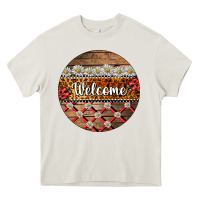 Cream ladybug welcome ornament Heavy Core Tee - BarkalooDesign