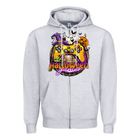 Heather Grey halloween gamer Zipper Hoodie - CowGirlArtShop