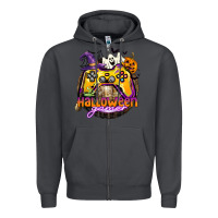 Smoke halloween gamer Zipper Hoodie - CowGirlArtShop