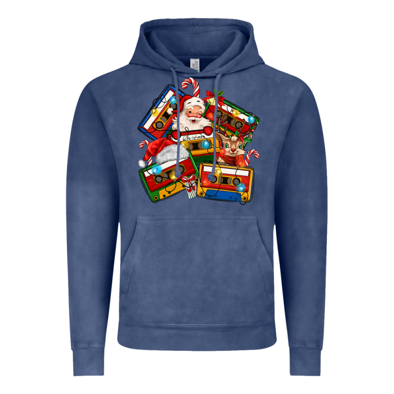Christmas Cassette Tapes Vintage Hoodie by MaliasSmallBusiness | Teevron