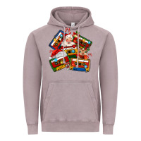 Vintage Zinc christmas cassette tapes Vintage Hoodie - MaliasSmallBusiness