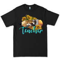 Black Western Teacher Pencil Premium Tee - LillyAllenDesigns