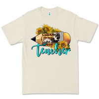 Bone Western Teacher Pencil Premium Tee - LillyAllenDesigns