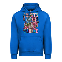 Cobalt country music junkie Urban Hoodie - CowhideDigitalArt