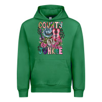 Emerald country music junkie Urban Hoodie - CowhideDigitalArt