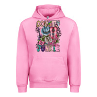Fuchsia Pink country music junkie Urban Hoodie - CowhideDigitalArt