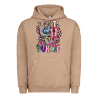 Pigment Burro country music junkie Urban Hoodie - CowhideDigitalArt