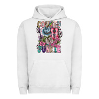 Pigment Lunar Rock country music junkie Urban Hoodie - CowhideDigitalArt