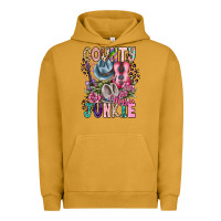 Pigment Peanut Butter country music junkie Urban Hoodie - CowhideDigitalArt