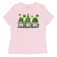 Bubblegum Pink st patricks gnomes Ladies Tee - Jasminsmagicworld