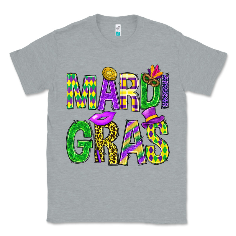 Mardi Gras Carnaval Mask Digital Paper, Classic Tee by BundleAndBundleShop | Teevron