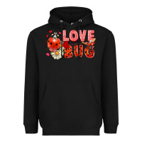 Black Love Bug Heavyweight Hoodie - FaDigitalArtStudio