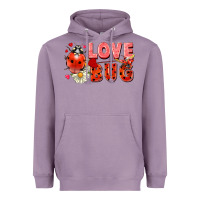 Lavender Love Bug Heavyweight Hoodie - FaDigitalArtStudio
